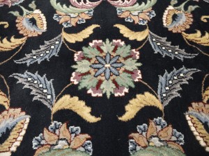 Black Floral 10X14 Royal Pakistan Oriental Rug