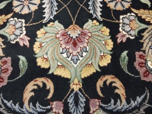 Black Floral 10X14 Royal Pakistan Oriental Rug
