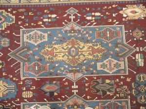 Maroon Red Tribal 8X9 Sumak Herati Afghan Rug