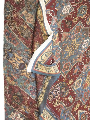 Maroon Red Tribal 8X9 Sumak Herati Afghan Rug