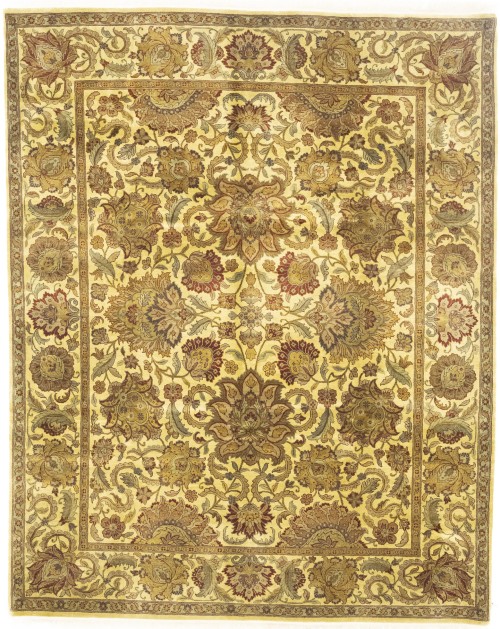 Muted Floral Classic 8X10 Agra Jaipur Oriental Rug