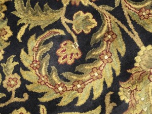 Charcoal Floral Classic 8X10 Agra Jaipur Oriental Rug