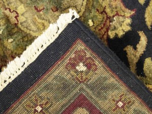 Charcoal Floral Classic 8X10 Agra Jaipur Oriental Rug