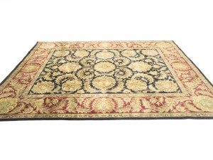 Charcoal Floral Classic 8X10 Agra Jaipur Oriental Rug