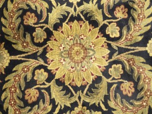 Charcoal Floral Classic 8X10 Agra Jaipur Oriental Rug