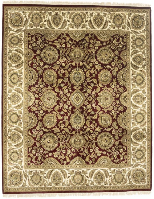 Red Floral Classic 8X10 Agra Jaipur Oriental Rug