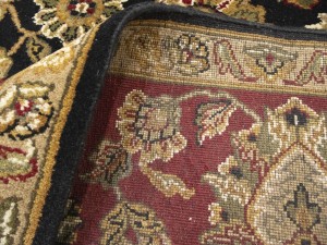 Black Floral Classic 8X10 Agra Jaipur Oriental Rug