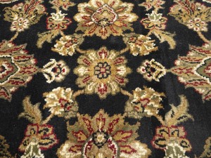 Black Floral Classic 8X10 Agra Jaipur Oriental Rug
