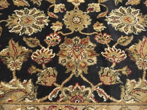 Black Floral Classic 8X10 Agra Jaipur Oriental Rug