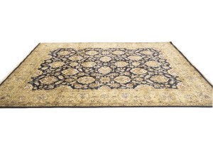 Black Floral Classic 8X10 Agra Jaipur Oriental Rug