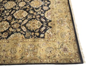 Black Floral Classic 8X10 Agra Jaipur Oriental Rug