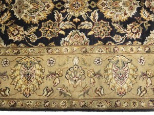 Black Floral Classic 8X10 Agra Jaipur Oriental Rug