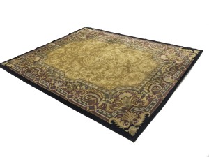 Golden Beige Classic Floral 8X10 Oriental Tibetan Rug