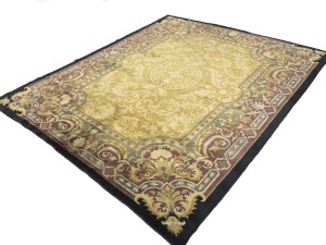 Golden Beige Classic Floral 8X10 Oriental Tibetan Rug