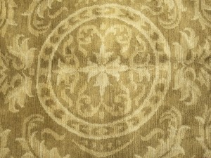 Golden Beige Classic Floral 8X10 Oriental Tibetan Rug