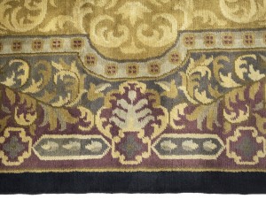 Golden Beige Classic Floral 8X10 Oriental Tibetan Rug