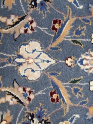 Blue-gray Classic 2'6X12 Nain Persian Runner Rug