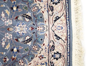 Blue-gray Classic 2'6X12 Nain Persian Runner Rug