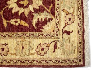 Red Floral 3X12 Peshawar Pakistan Oriental Runner Rug
