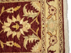 Red Floral 3X12 Peshawar Pakistan Oriental Runner Rug
