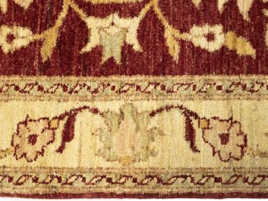 Red Floral 3X12 Peshawar Pakistan Oriental Runner Rug