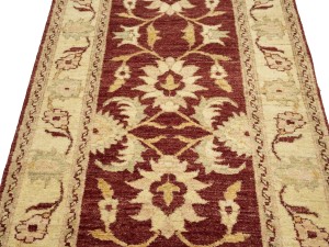 Red Floral 3X12 Peshawar Pakistan Oriental Runner Rug