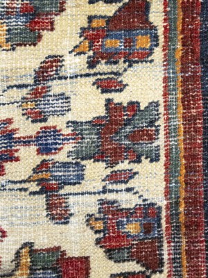 Semi Antique Floral Tribal 4X6 Hamedan Persian Rug