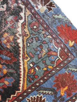 Semi Antique Floral Tribal 4X6 Hamedan Persian Rug