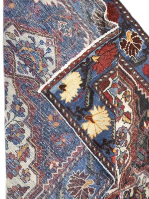 Semi Antique Floral Tribal 4X6 Hamedan Persian Rug