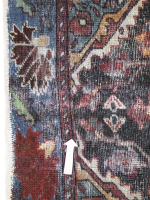 Semi Antique Floral Tribal 4X6 Hamedan Persian Rug