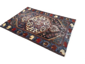 Semi Antique Floral Tribal 4X6 Hamedan Persian Rug