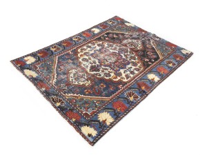 Semi Antique Floral Tribal 4X6 Hamedan Persian Rug