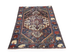 Semi Antique Floral Tribal 4X6 Hamedan Persian Rug