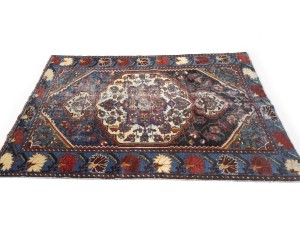Semi Antique Floral Tribal 4X6 Hamedan Persian Rug