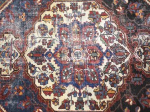 Semi Antique Floral Tribal 4X6 Hamedan Persian Rug