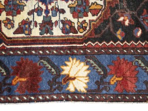 Semi Antique Floral Tribal 4X6 Hamedan Persian Rug