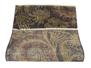 Charcoal Tribal Floral 2X3 Modern Oriental Rug