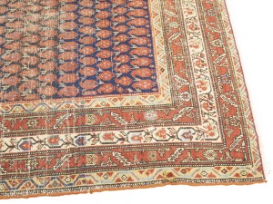 Antique Orange-red Tribal 5X9'7 Malayer Persian Runner Rug