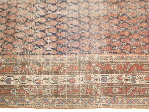 Antique Orange-red Tribal 5X9'7 Malayer Persian Runner Rug
