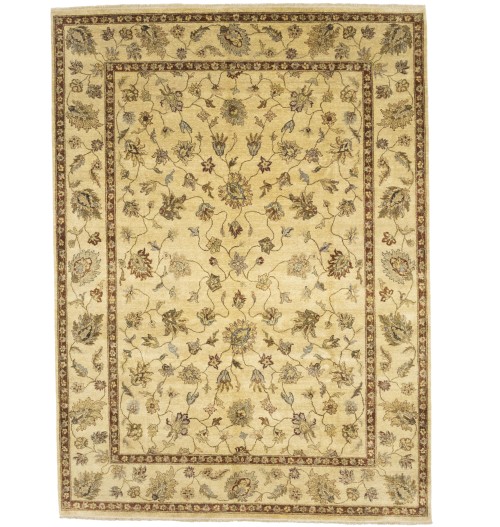 Muted Floral Peshawar 9X12 Chobi Oriental Rug