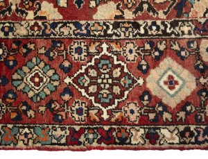 Vintage Red Floral 9'8X12'6 Bakhtiari Persian Rug