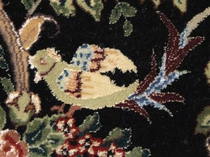 Black Floral Classic 9X12 Royal Pakistan Oriental Rug