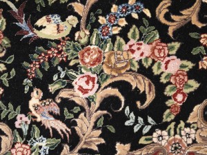 Black Floral Classic 9X12 Royal Pakistan Oriental Rug