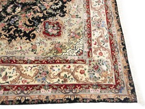 Black Floral Classic 9X12 Royal Pakistan Oriental Rug