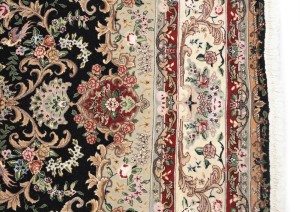 Black Floral Classic 9X12 Royal Pakistan Oriental Rug