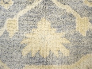 Gray Floral 9X12 Oushak Oriental Rug