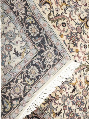 Red Floral 5'8X8'7 Indo-Kashan Oriental Rug