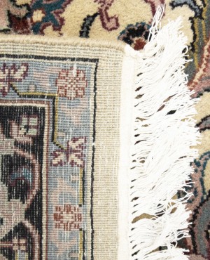 Red Floral 5'8X8'7 Indo-Kashan Oriental Rug