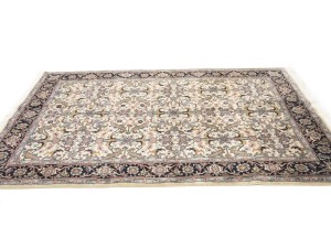 Red Floral 5'8X8'7 Indo-Kashan Oriental Rug