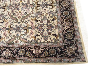 Red Floral 5'8X8'7 Indo-Kashan Oriental Rug